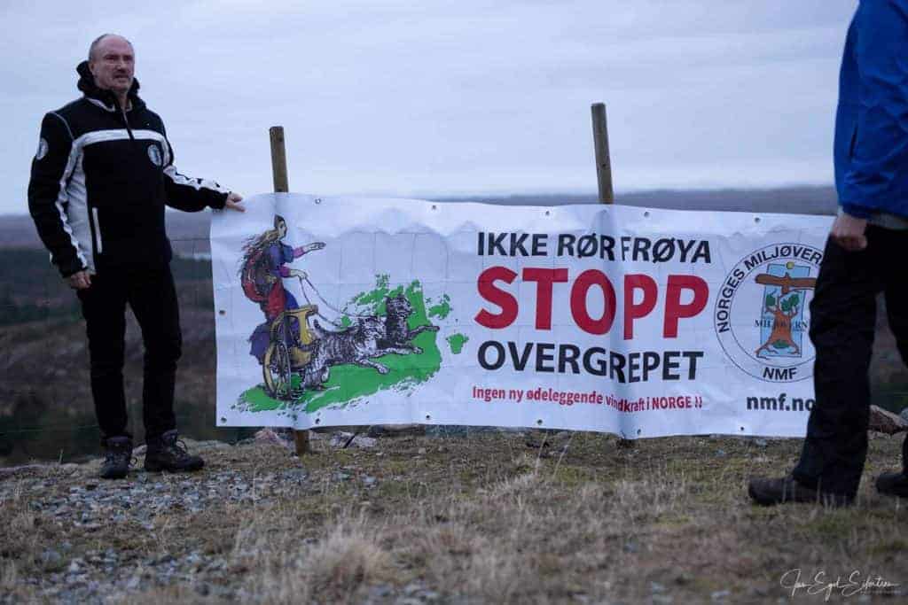 NMFs klage med begjæring om oppsettende virkning i konsesjonssak Frøya vindkraftverk