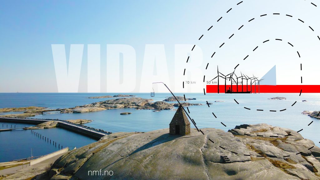 VIDAR offshore vindkraftanlegg - Norske Zephyr ønsker å fylle horisonten langs kystlinjen Østfold til Telemark med 370 meter høye turbiner 1