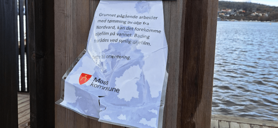 baderåd under tømming av Nordvard